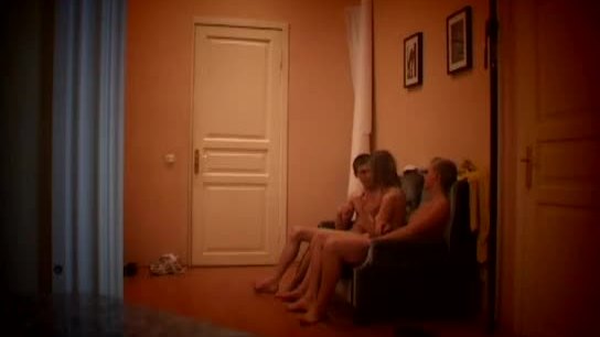 Explicit threesome with teens