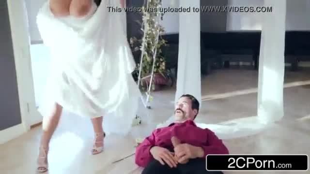 Big ass bride angela white riding his prick anally