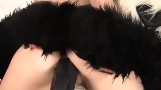 Sexy girl fucks with nasty panda bear