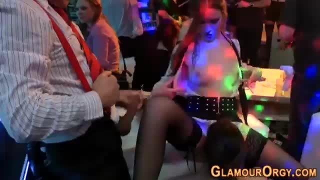 Party sluts fingering in public
