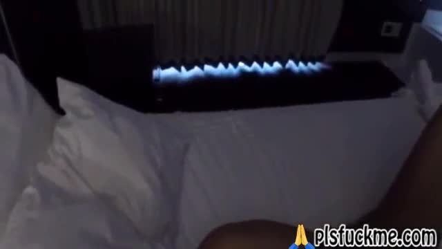 Assfuck on the hotel bed